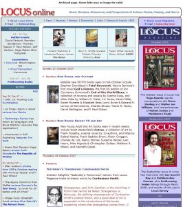 Locus Magazine, Science Fiction Fantasy