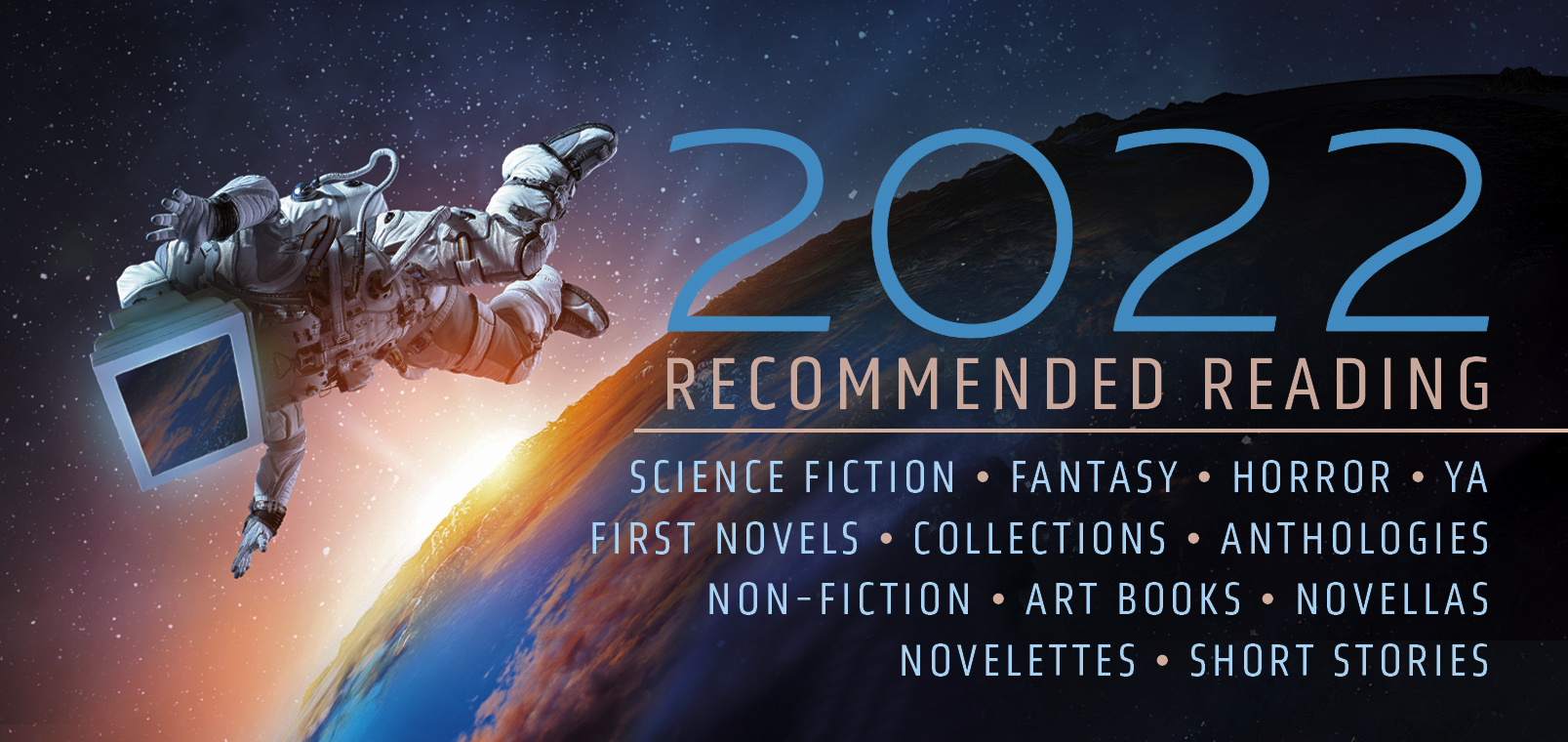 banner graphic reads "2022 Recommended Reading"