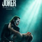 Movie Poster of Joker Folie a Deux with Joker and Harley Quinn dancing