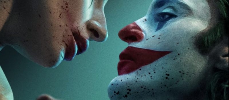 Joker Poster with Harley and Joker face to face