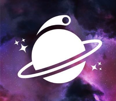 Salam Award Logo, a ringed planet with purple background