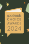 Goodreads logo with stars and a trophy