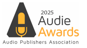 Audie Award logo, a microphone