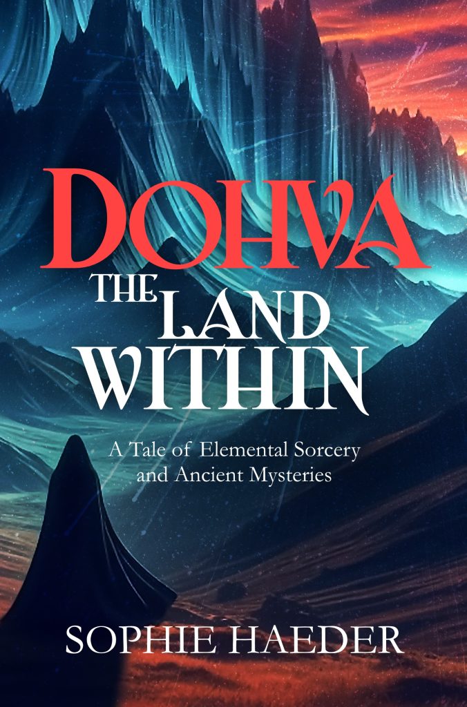 Cover for Dohva by Sophie Haeder, mountainscape