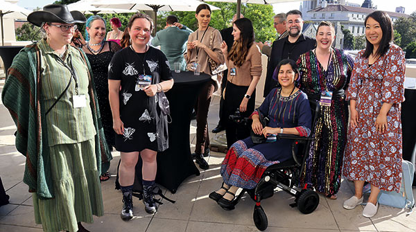 Photo of niqaeli torres, Vanessa Ricci-Thode, Ursula Whitcher, Margarita Matthews, Noor Khouraki, S.B. Divya, John Murphy, Rachael K. Jones, Angela Liu